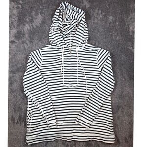 Tommy Bahama Black and White Striped Hoodie